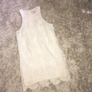 Simple white dress
